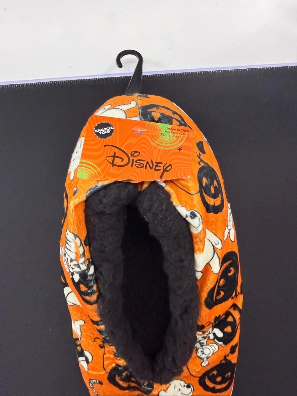 Disney Winnie The Pooh Womens 4-10 Halloween Slipper Sock Slippers with Grips
